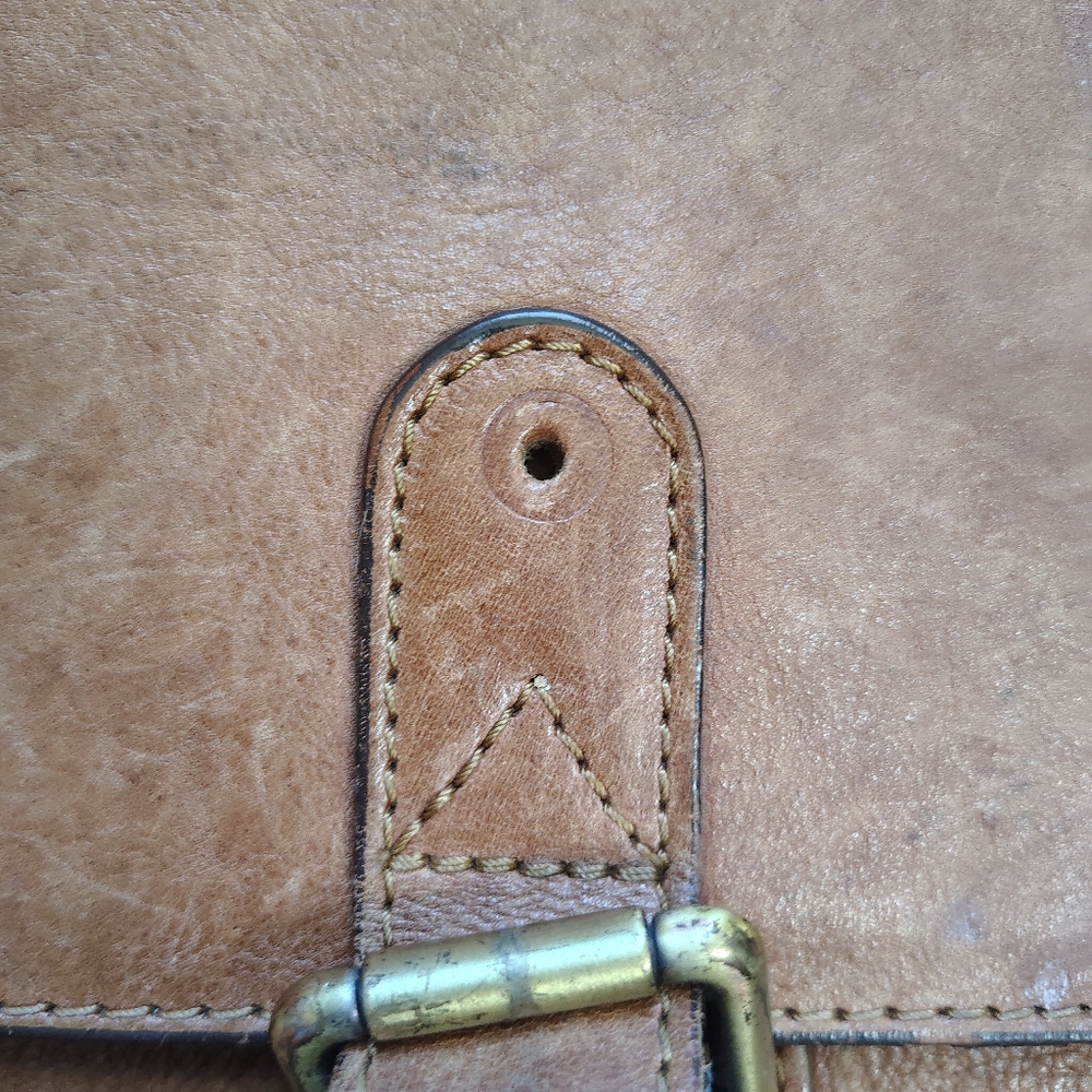VINTAGE Mulberry Briefcase Leather Portfolio Travel Bag Messenger AUTHENTIC - Picture 13 of 15